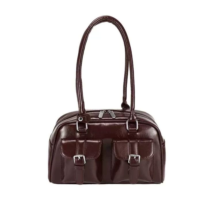 BROWN | 合皮ショルダーバッグ | LETee