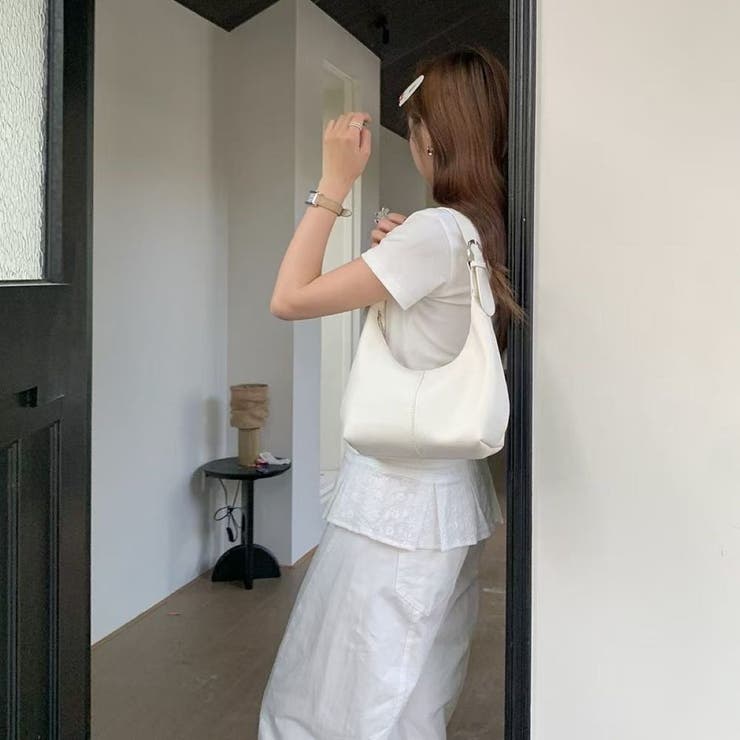 WHITE | 合皮ハンドバッグ | LETee
