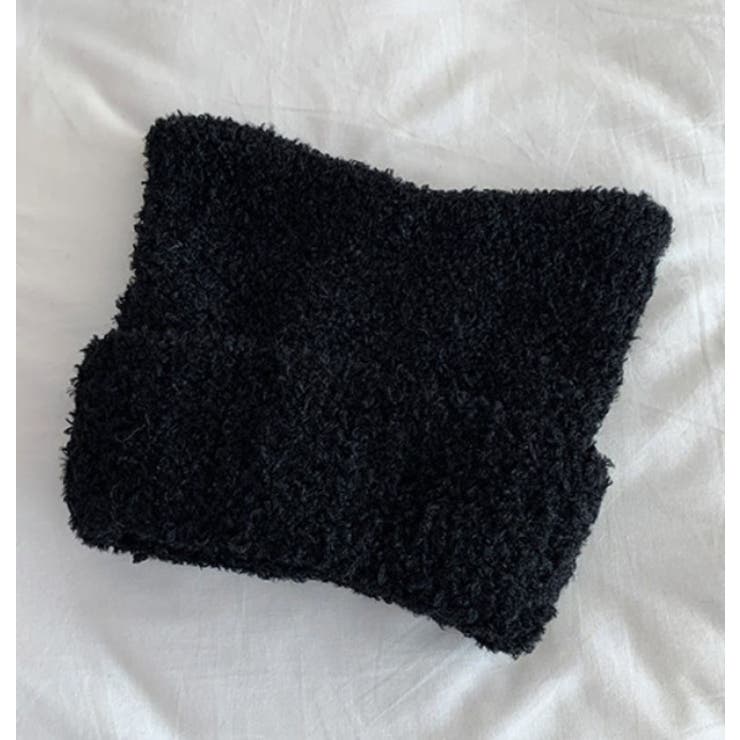 BLACK | ニットキャップ/猫耳風 | LETee