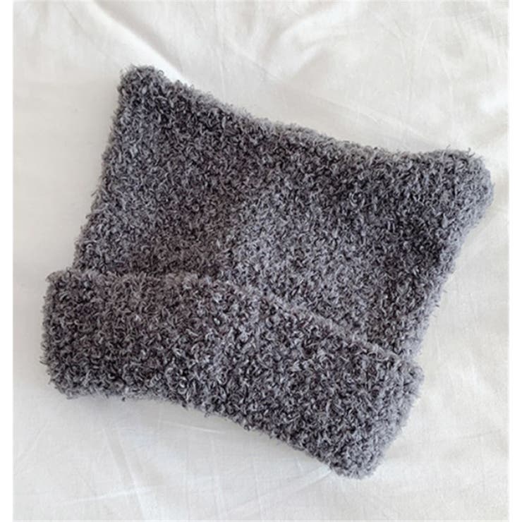 GREY | ニットキャップ/猫耳風 | LETee