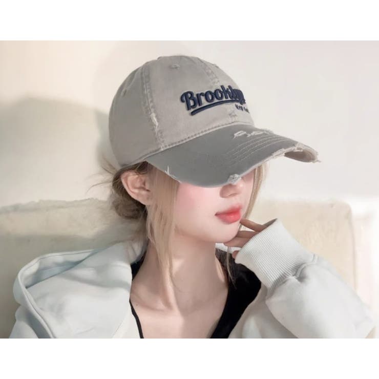 GREY | BROOKLYN刺繍CAP | LETee