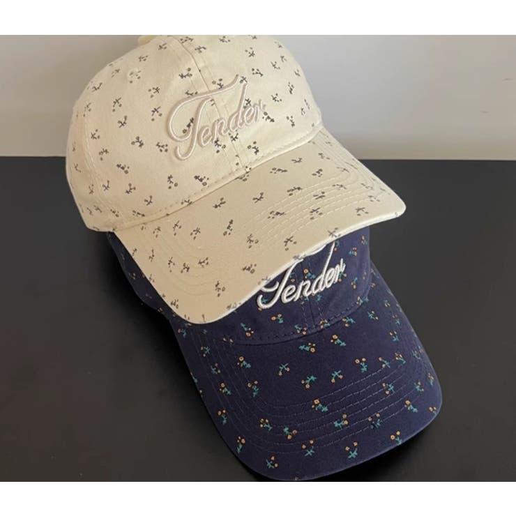 花柄＆刺繍ロゴCAP[品番：LPSW0010246]｜LETee（レティー）の
