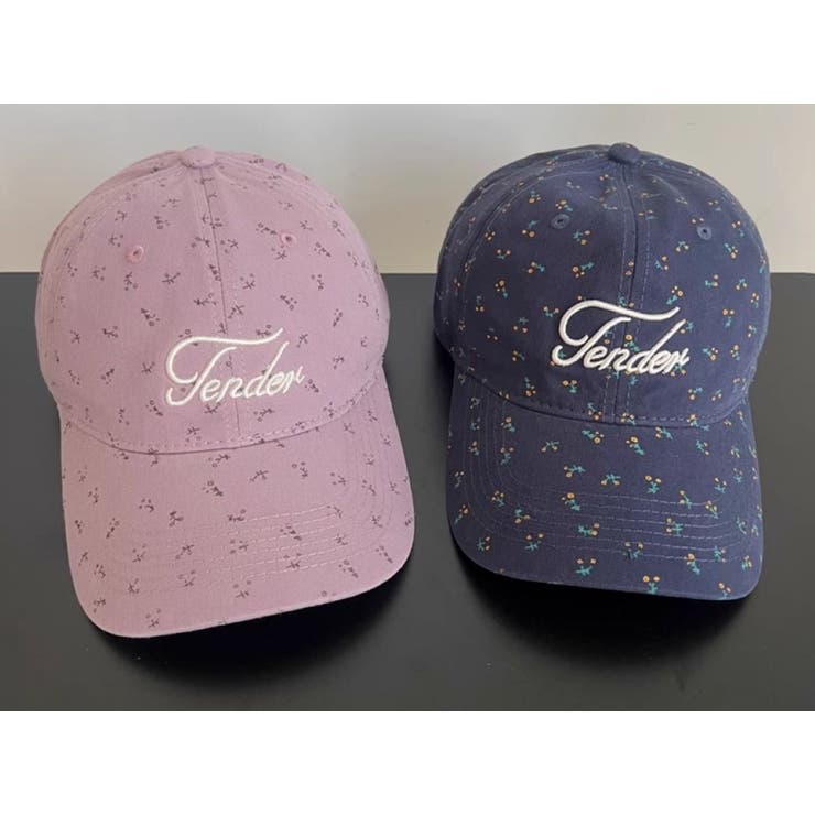 花柄＆刺繍ロゴCAP[品番：LPSW0010246]｜LETee（レティー）の