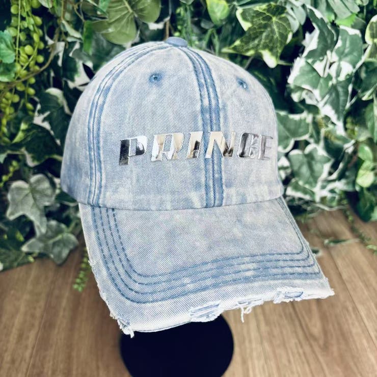 BLUE | メタルロゴ＆ダメージCAP | LETee