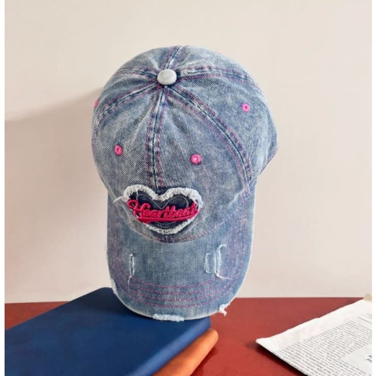 ハートビートカラーデニムCAP | LETee | 詳細画像1 