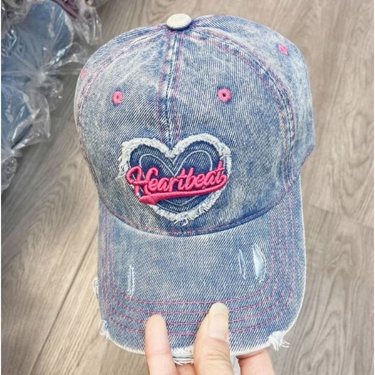 ハートビートカラーデニムCAP | LETee | 詳細画像2 