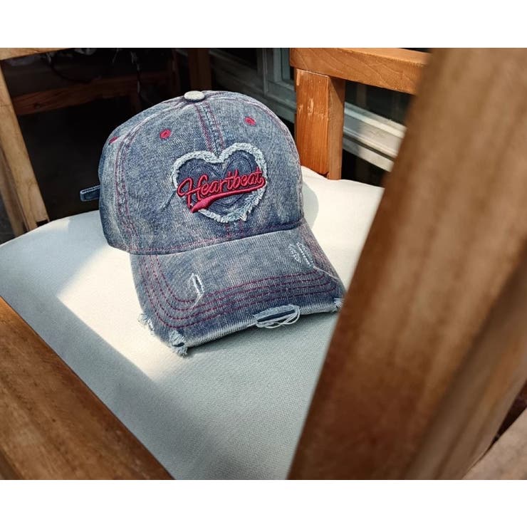 ハートビートカラーデニムCAP | LETee | 詳細画像3 