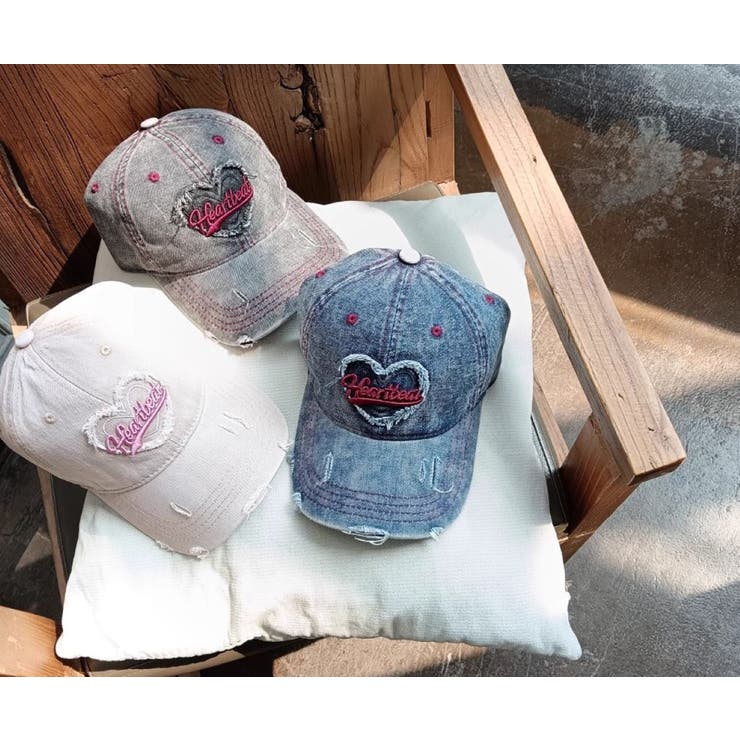 ハートビートカラーデニムCAP | LETee | 詳細画像4 