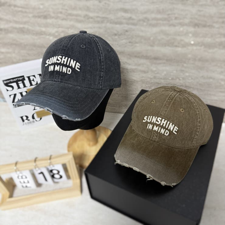 SUNSHINEシシュウCAP/ダメージブリム | LETee | 詳細画像7 