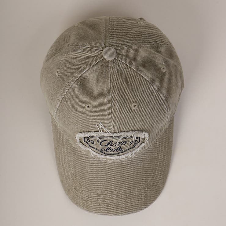 ウォッシュデニムCAP/同素材シシュウワッペン付 | LETee | 詳細画像9 