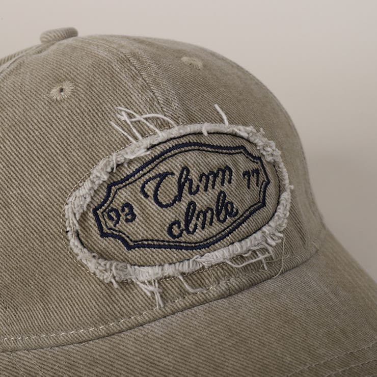 ウォッシュデニムCAP/同素材シシュウワッペン付 | LETee | 詳細画像10 