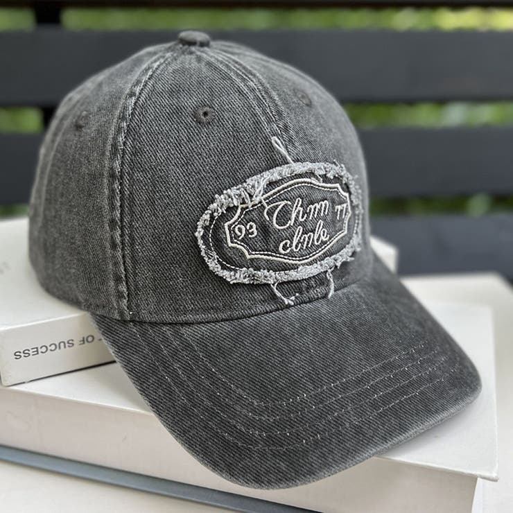 ウォッシュデニムCAP/同素材シシュウワッペン付 | LETee | 詳細画像14 