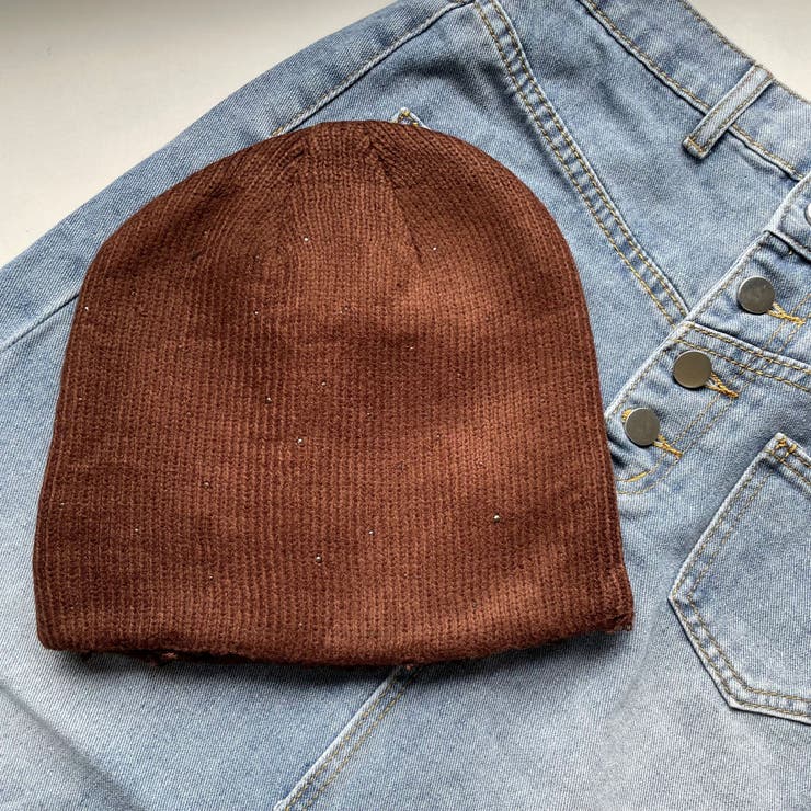 メタルホットフィット ニットCAP/極小メタル/キラキラ | LETee | 詳細画像5 