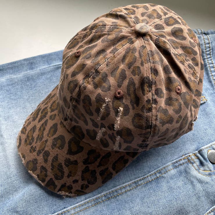レオパードプリントCAP/ダメージ加工 | LETee | 詳細画像13 