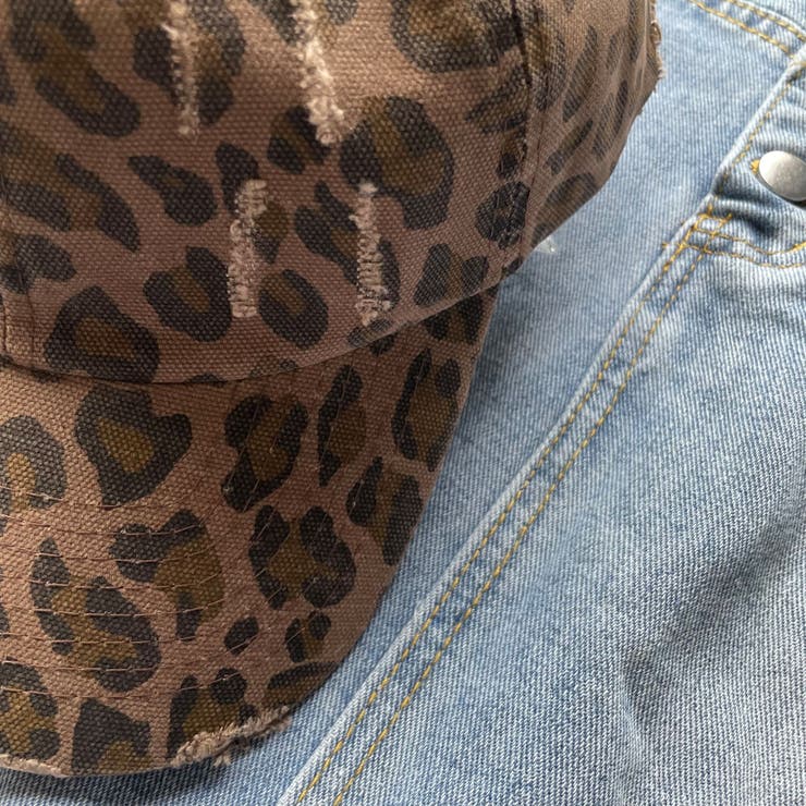 レオパードプリントCAP/ダメージ加工 | LETee | 詳細画像15 