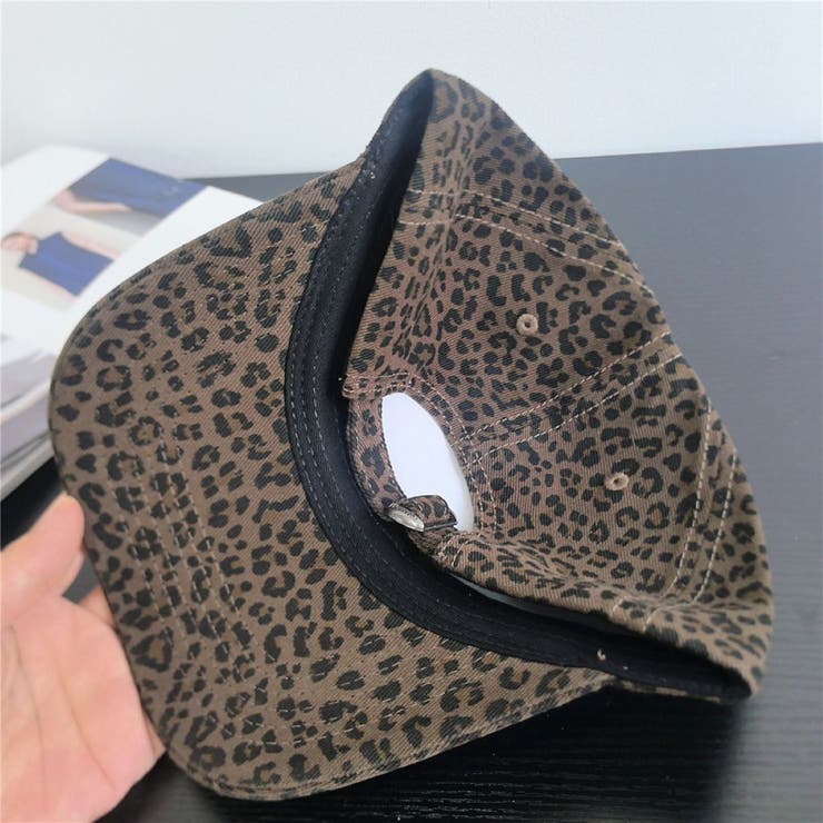 JUNGLE刺繍ロゴレオパードCAP | LETee | 詳細画像9 