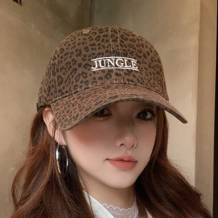 JUNGLE刺繍ロゴレオパードCAP | LETee | 詳細画像4 