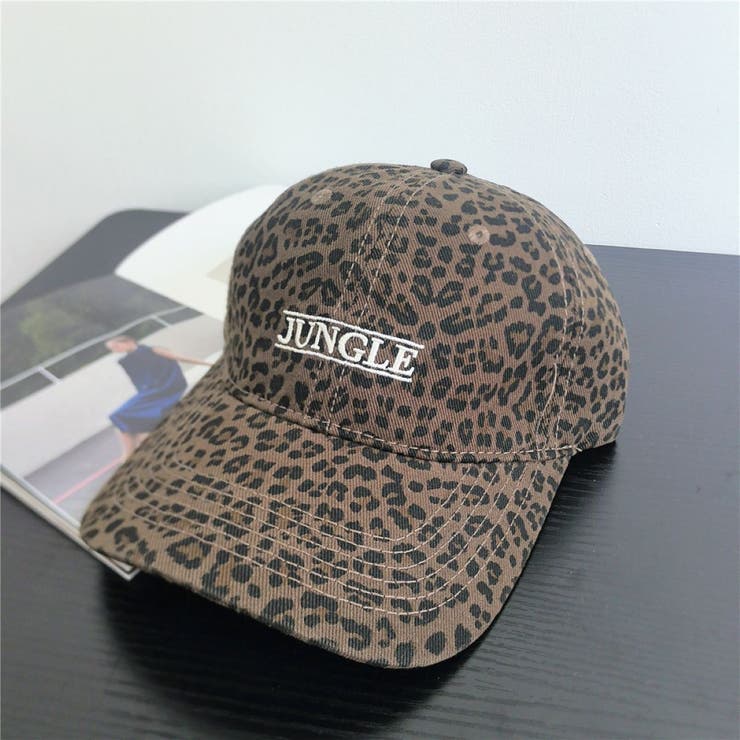 JUNGLE刺繍ロゴレオパードCAP | LETee | 詳細画像8 
