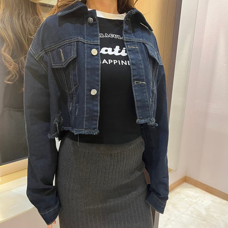 カットオフデニムジャケット/Gジャン | LETee | 詳細画像2 