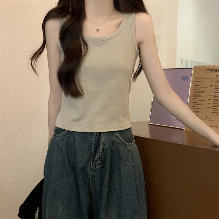 スピンドルショートトップス/ロゴプリント/インナー付き | LETee | 詳細画像6 