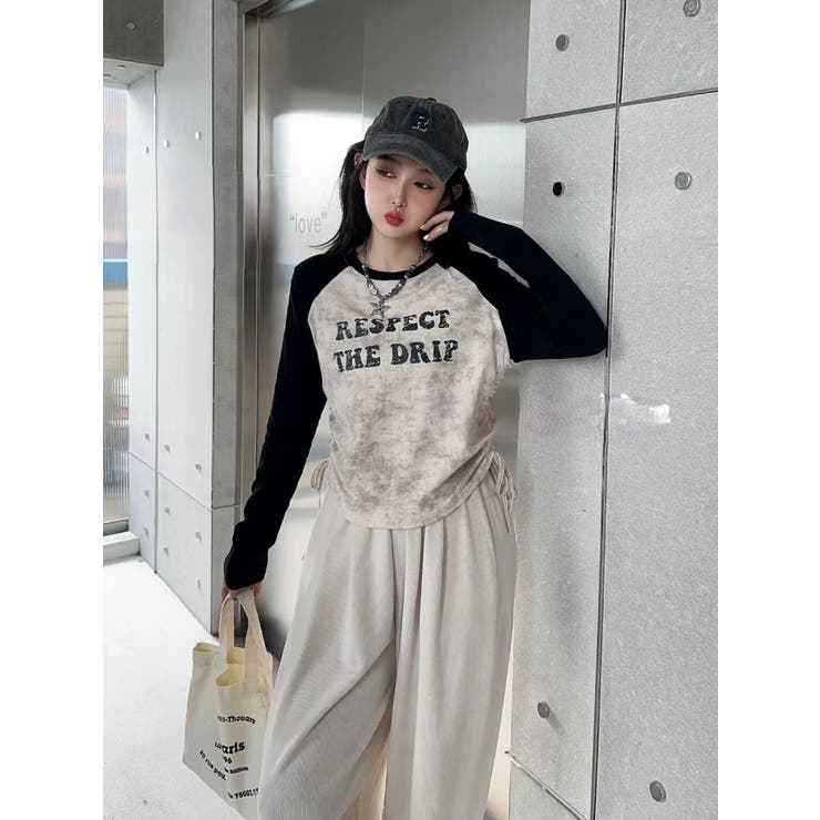 サイドドロストラグラントップス | LETee | 詳細画像4 