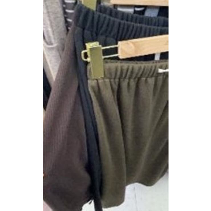 KHAKI | カットソーロングスカート/ウエストゴム仕様 | LETee