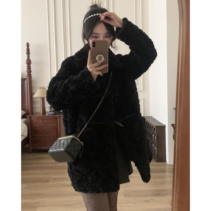 ポケツキボアダッフルコート[品番：LPSW0009948]｜LETee（レティー）の