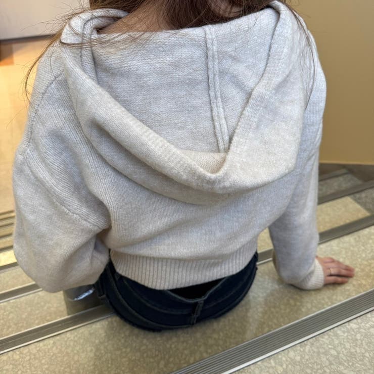 ニットプルパーカー | LETee | 詳細画像4 