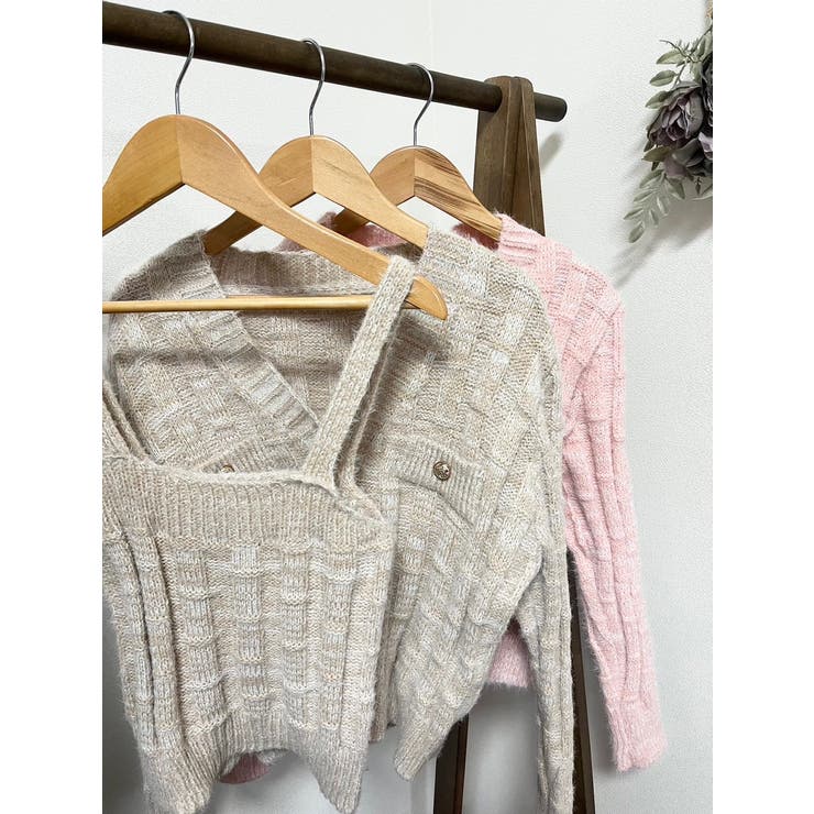 金ボタンニットカーディガン | LETee | 詳細画像4 