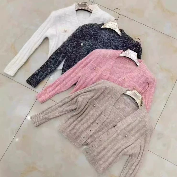 金ボタンニットカーディガン | LETee | 詳細画像5 