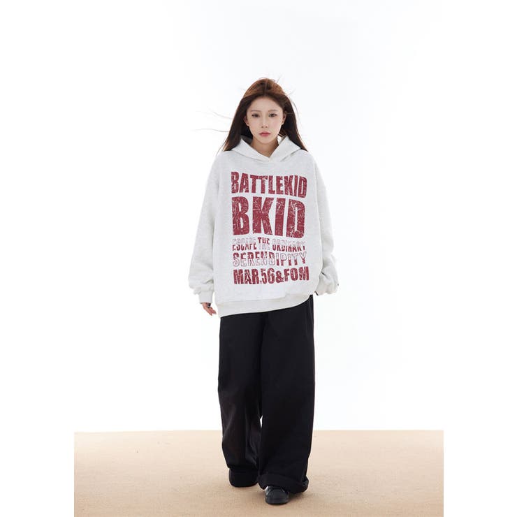 ビッグロゴプルパーカー | LETee | 詳細画像4 