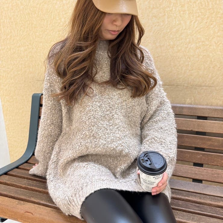 シャギーニットプルオーバー | LETee | 詳細画像3 