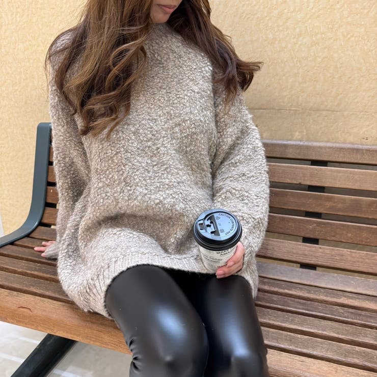 シャギーニットプルオーバー | LETee | 詳細画像4 