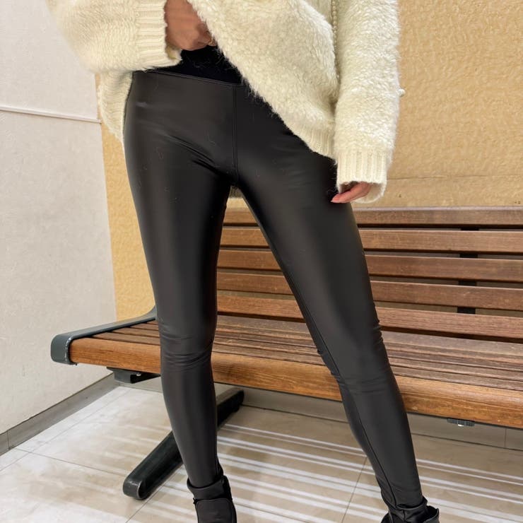 フェイクレザーレギンス[品番：LPSW0010014]｜LETee（レティー）の