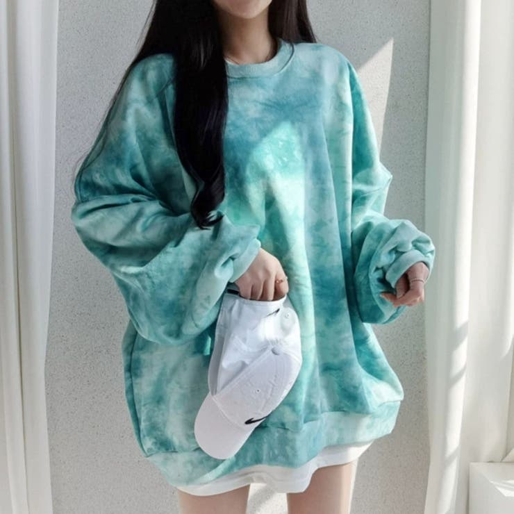 タイダイバックロゴトレーナー | LETee | 詳細画像13 