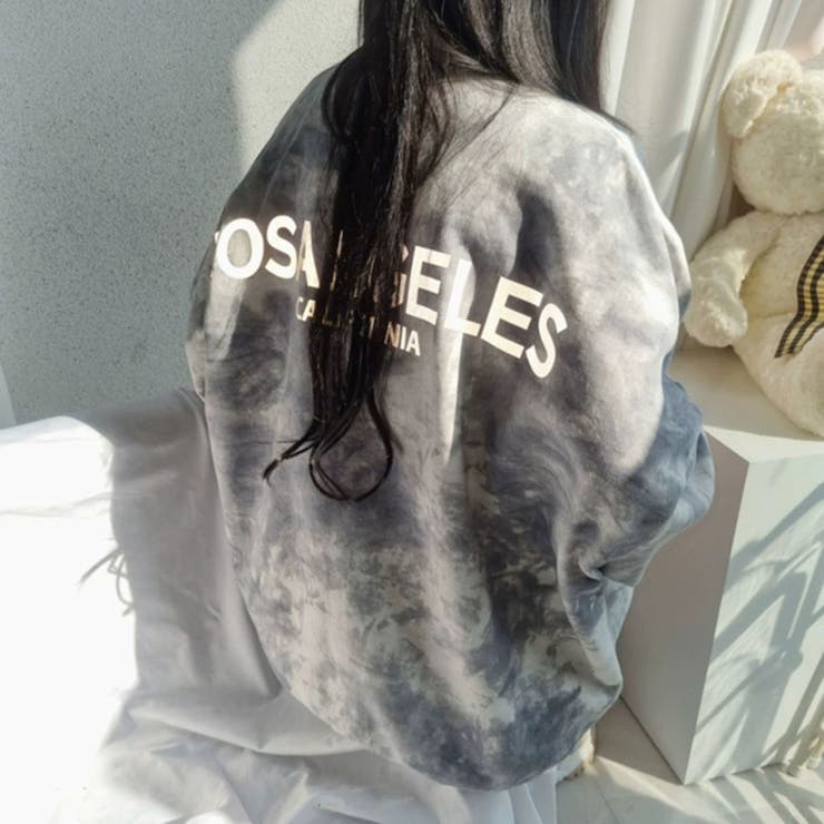 タイダイバックロゴトレーナー | LETee | 詳細画像5 