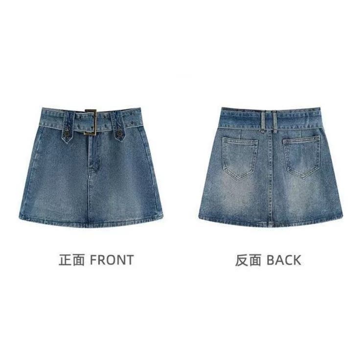 デニム/インナーショートパンツミニスカート | LETee | 詳細画像9 