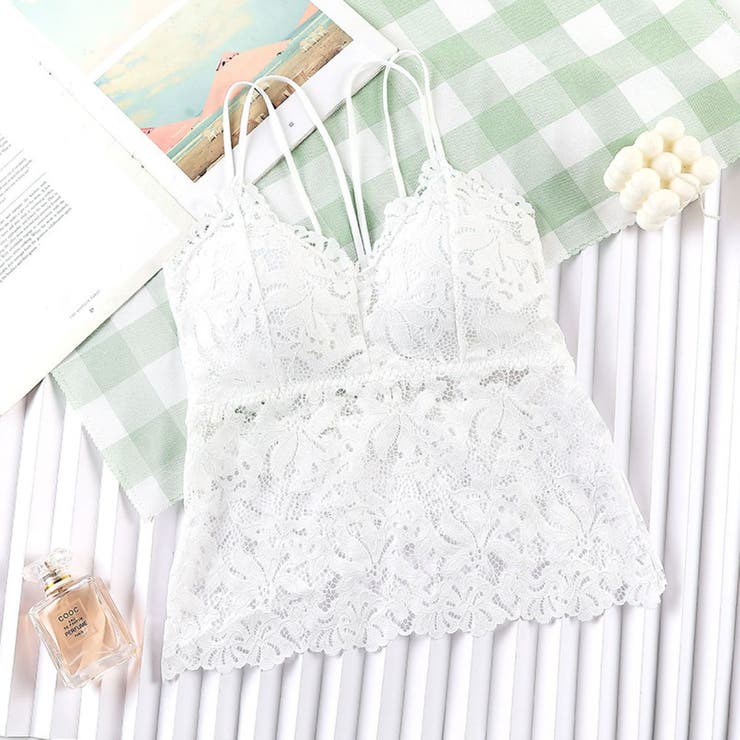 レースVネックキャミソール | LETee | 詳細画像5 