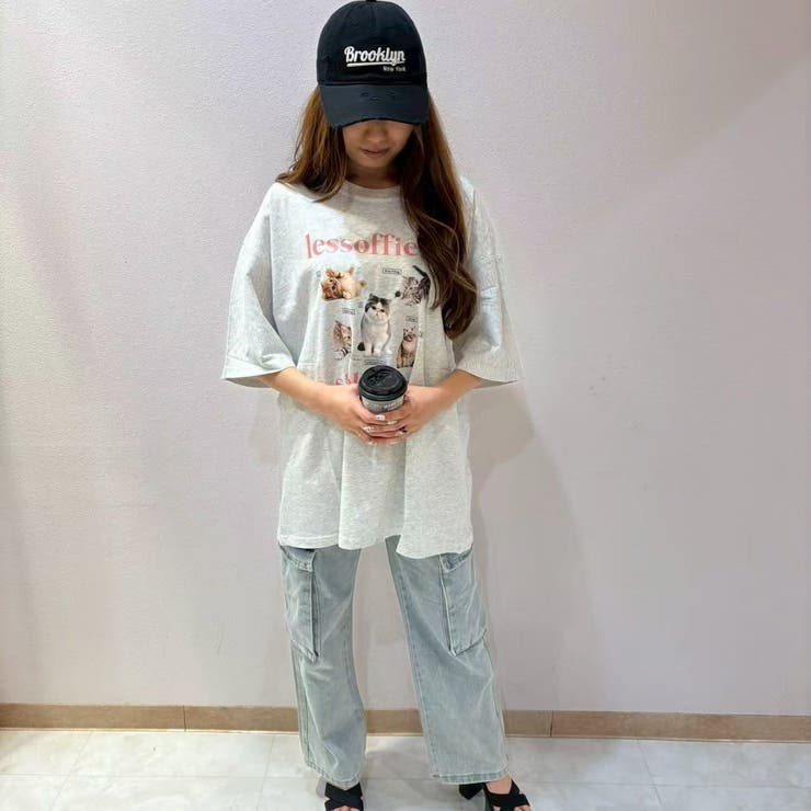 CATプリントTシャツ | LETee | 詳細画像9 