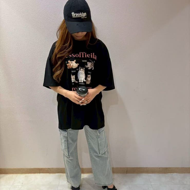 CATプリントTシャツ | LETee | 詳細画像12 