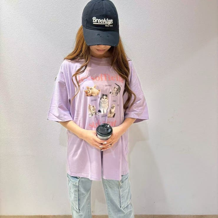 CATプリントTシャツ | LETee | 詳細画像4 