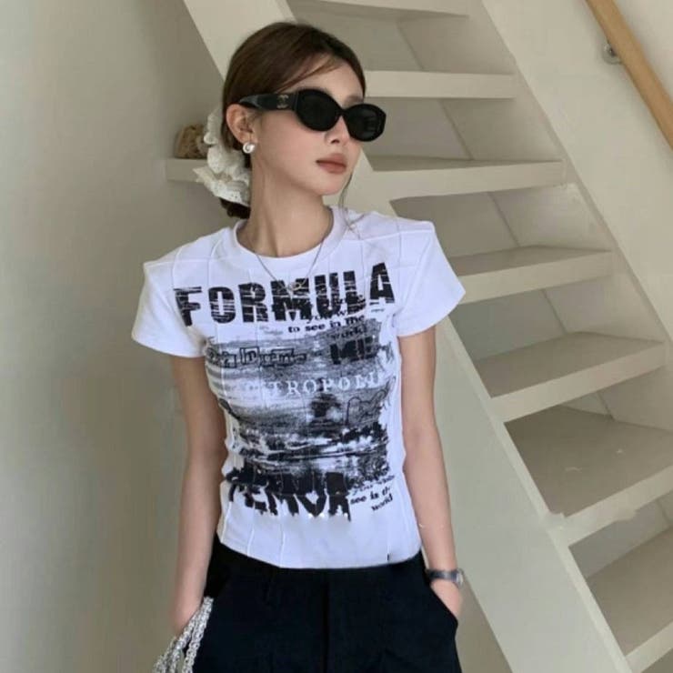 ROSE BUD tシャツ プリントロングTシャツ レディース : ZOZOTOWN