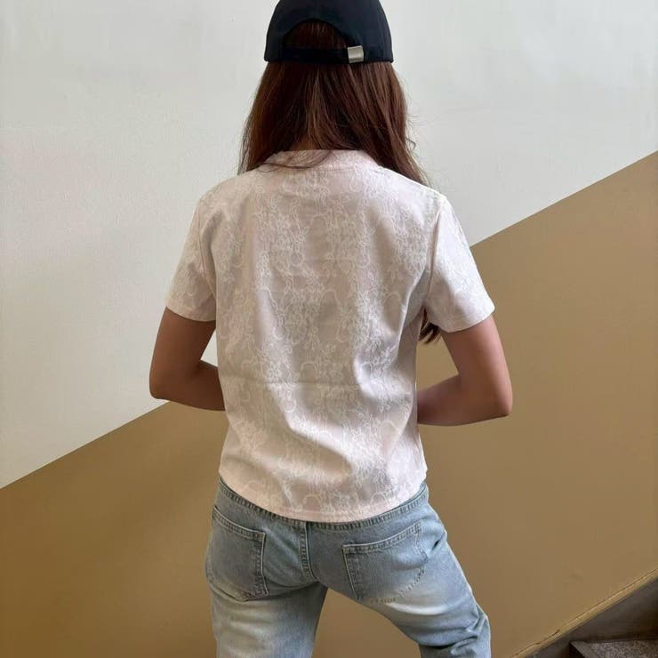 レースドッキングTシャツ | LETee | 詳細画像13 
