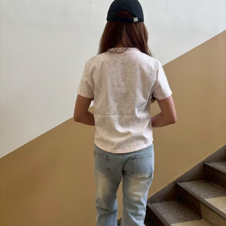レースドッキングTシャツ | LETee | 詳細画像14 
