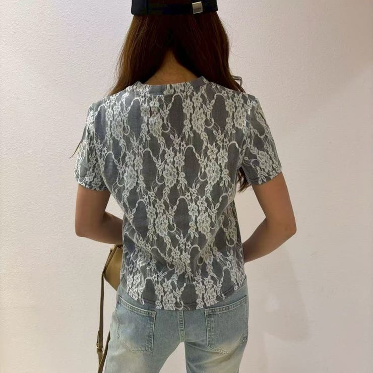 レースドッキングTシャツ | LETee | 詳細画像30 