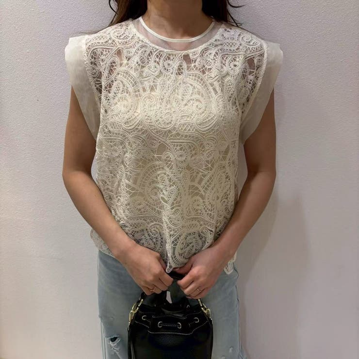 総レースプルオーバー キャミソール付き | LETee | 詳細画像9 