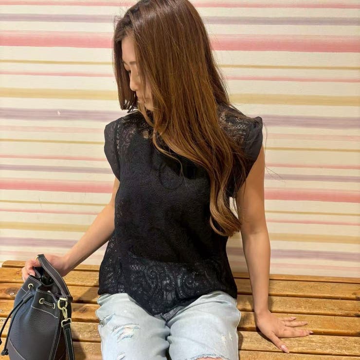 総レースプルオーバー キャミソール付き | LETee | 詳細画像15 