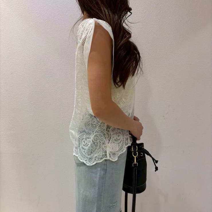 総レースプルオーバー キャミソール付き | LETee | 詳細画像5 