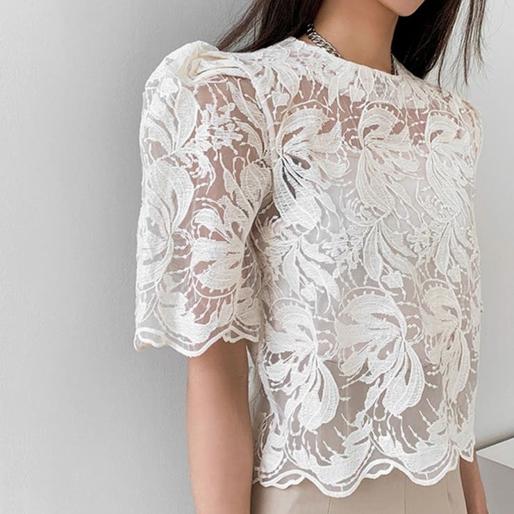 レースブラウス エレガントにもカジュアルにも | LETee | 詳細画像3 