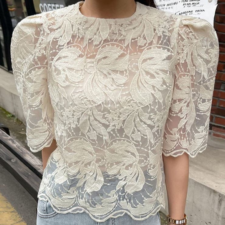 レースブラウス エレガントにもカジュアルにも | LETee | 詳細画像6 